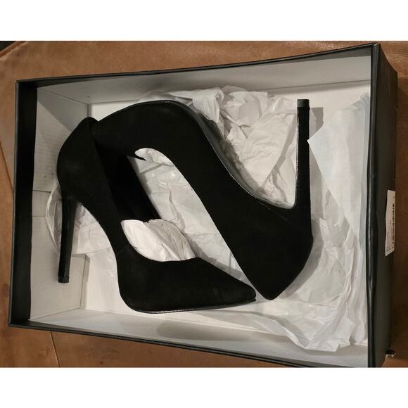 House of Harlow 1960 x REVOLVE Diana Heel in Black EUC Size 6 - Picture 6 of 8